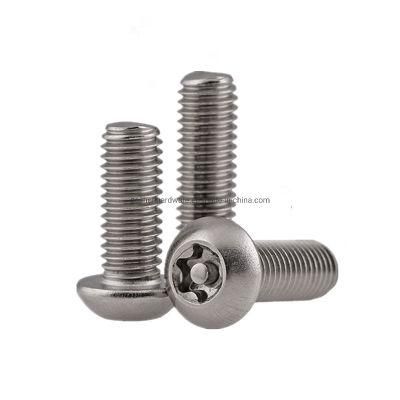 SS304 Stainless Steel Torx Security Screw/ Machine Screw