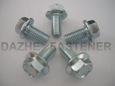 Hex Flange Bolt with Serrated Lock
