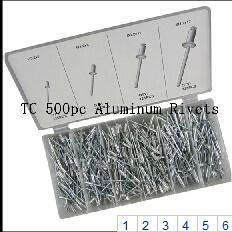 BV Certification Tc 500PC Aluminum Rivets Assortment Kit