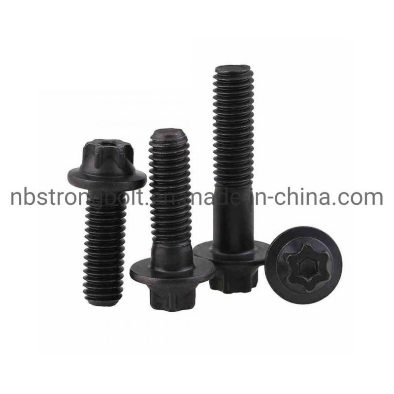 Steel Hexalobular Head Bolts with Large Flange DIN34801