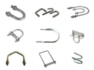 Stainless Steel Steel DIN 3570 U Bolt with 2 Nuts Zinc Plated Free Sample