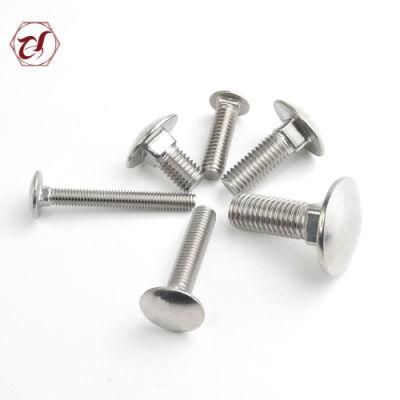 Stainless Steel 304 Plain A2 DIN603 Carriage Bolts