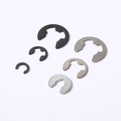 Stainless Steel/Carbon Steel DIN 6799 Black Color E Clip Retaining Ring Standard Shaft Lock Washer for Screw and Nut