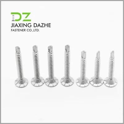Slotted Flat Head Self Drilling Screw with HDG