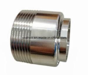 Sanitary Stainless Steel Welded-Male Adapter NPT B19W