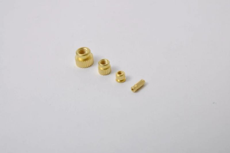 Brass Knurling Flange Nut, Internal Thread Nut, Insert Nut, Round Head Nuts