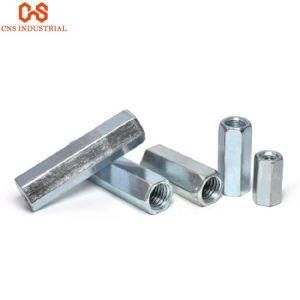 DIN6334 Carbon Steel Long Hex Square Round Coupling Nut