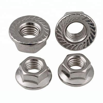 Hexagon Flange Nut Zinc Plated Black Yellow DIN 6923