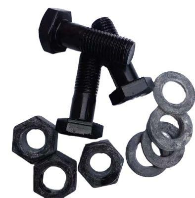 China Wholesale Fastener Hardware Manufacturer Direct Sales High Strength Hex Bolt Black DIN 931, DIN 933 Grade 8.8/10.8/12.9