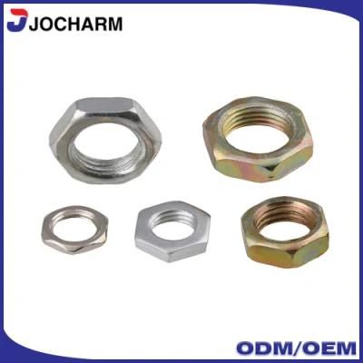 DIN439 Color Zinc Hex Jam Nut Thin Nut