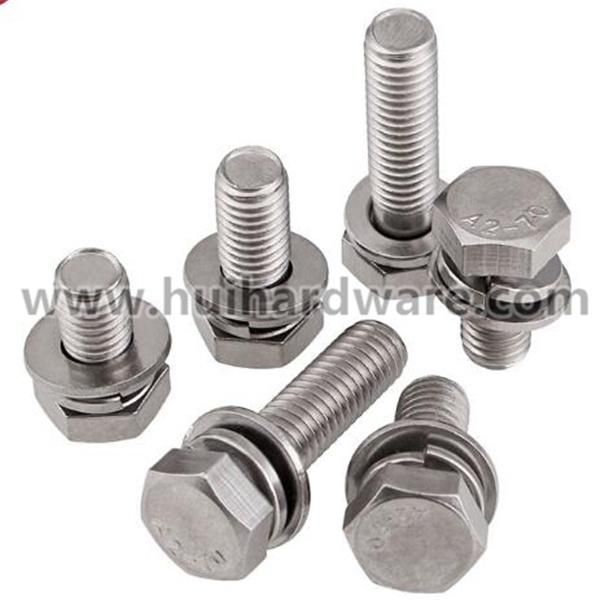 Stainless Steel A2-70 Hex Head Combined Assembly Sem Screws