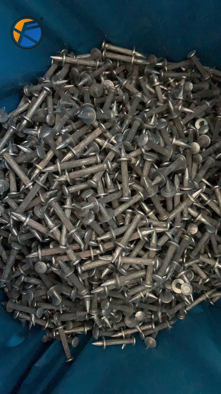 Nk HDD Galvanized Shooting Nail with Steel Washer
