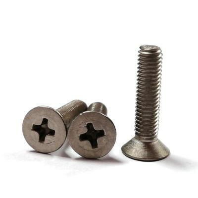 ANSI/ASME 2#-56 4#-40 6#-32 8#-32 10#-24 Titanium Countersunk Head Phillips Machine Screw