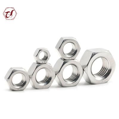 A2 A4 A2-70 A4-80 Hex Thin Nut Hex Jam Nut DIN439