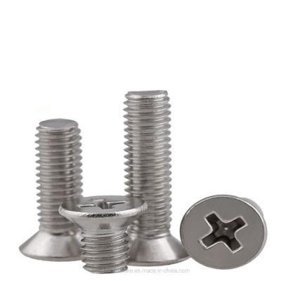 SS304 GB819 DIN965 Flat Csk Head Machine Screw