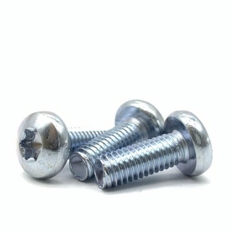 Grade 8.8 Galvanized Pan Head Torx Drive Screw GB2672 Round Head Torx Screw Anti Theft Bolt M3m4m5m6m8