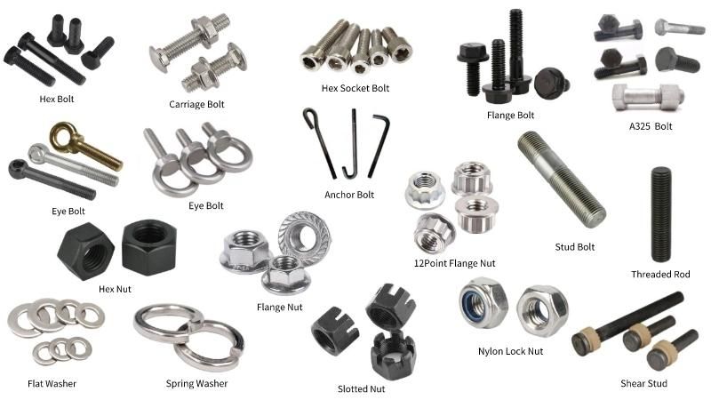 Customize M3-M16 Carbon Steel Stainless Steel T Style Square Round Hexagon Weld Nut