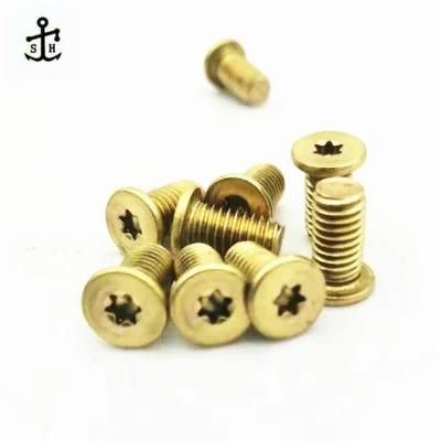 Copper/Brass Custom Non - Standard Inner Plum Large Flat Head Bolts Made in China