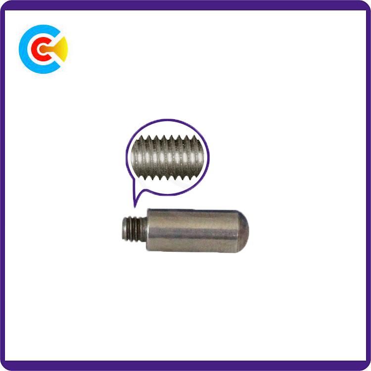 Carbon Steel 4.8/8.8/10.9 Cylindrical Head Fasteners Pin Shaft Customized Screws