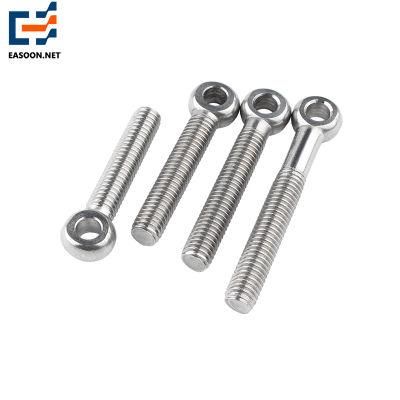 Stainless Steel Live Bolt 304 Eyebolt with Hole M6 M8 M10 Eye Bolt Screws