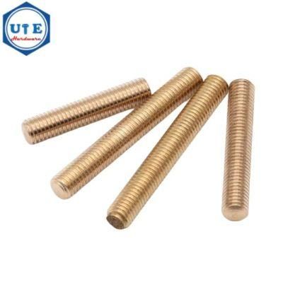 Brass Material of Thread Threaded Rod DIN975/DIN976 for M6X1 to M24X1