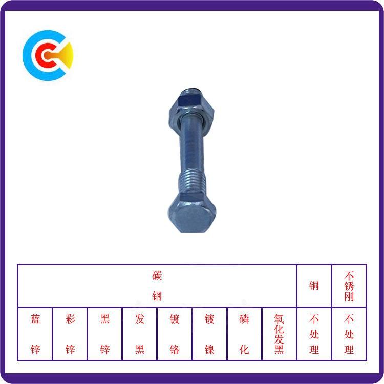 DIN/ANSI/BS/JIS Carbon-Steel/Stainless-Steel Hexagonal Head Two Sets Electronic Screws for Buiding/Railway