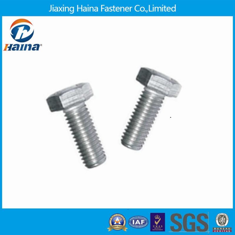DIN933 Zinc-Nickel Alloy/SS304/Ss316 Grade 8.8 B7 Hex Head Bolt (A4-70)