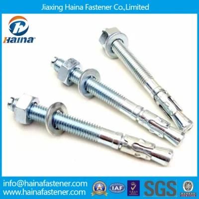 High Quality 4.8gr White Zinc 1/4X1-3/4 Wedge Anchor