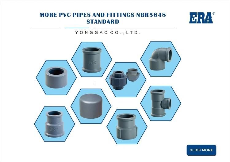 Era Piping Systems PVC Pipe Fitting Type II, Flange Coupling Socket X BSPT