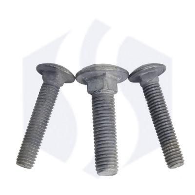 Carbon Steel Grade 8.8 Dacromaet Dac Carriage Bolt in Round Head Neck Bolt