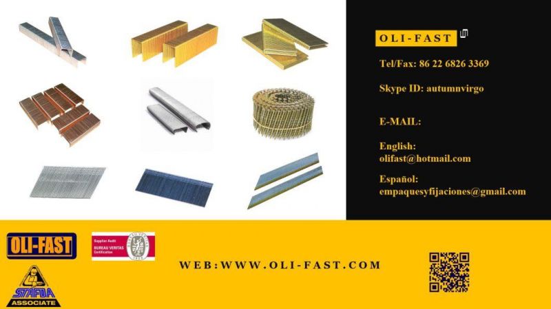 0.086" X 1-1/2" Length Coil Frame Nails, Sooth or Ring Shank Coil Nails