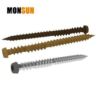 Square/Torx Drive Reverse Thread Regular Wood Point Type Composite Deck Screw