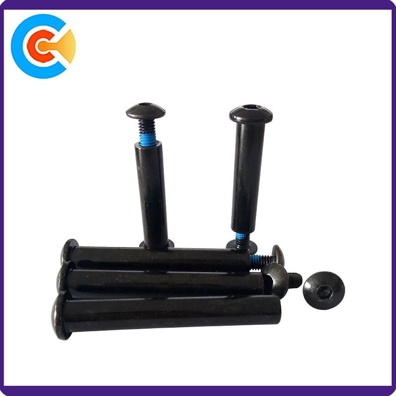 Steel M10 Round Head Hex Self-Locking Sems Screw