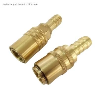 Dme Standard Brass Straight Hydraulic Hose Fitting