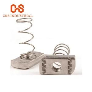 Factory Customized Steel Strut Channel Spring Nut