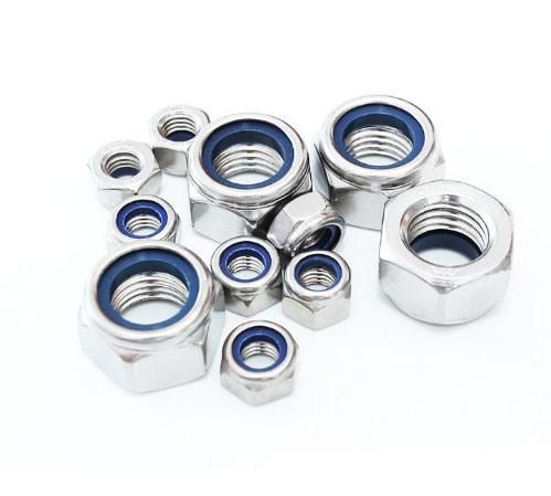 Inox DIN985 Nylon Insert Lock Nut, Self Locking Nut