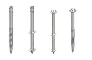 Hot Galvanized Ground Anchor, Ground Screw