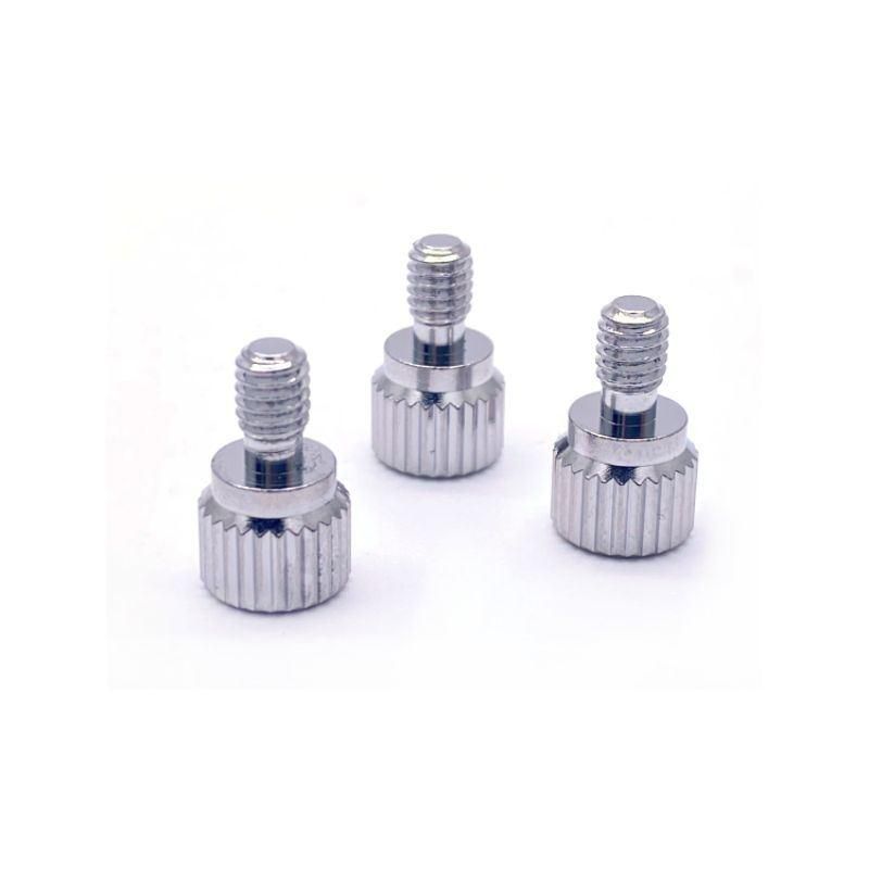 Chrome Plated Thin Flat Ultra Low Profile Head Hexagon Socket Allen Machine Shoulder Screws