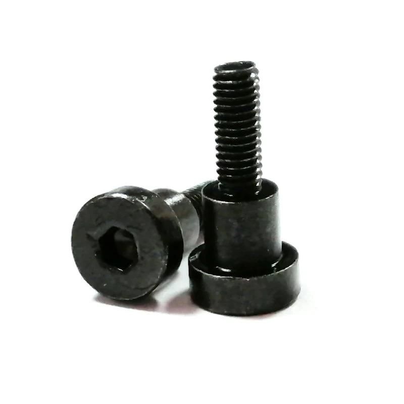 Black Zinc Plated Cylindrical Cap Head Hexagon Socket Allen Shoulder Screws