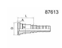 Cheap Hose Flange Interlock SAE Flange 6000 Psi Hydraulic Hose Ends Hose Fitting