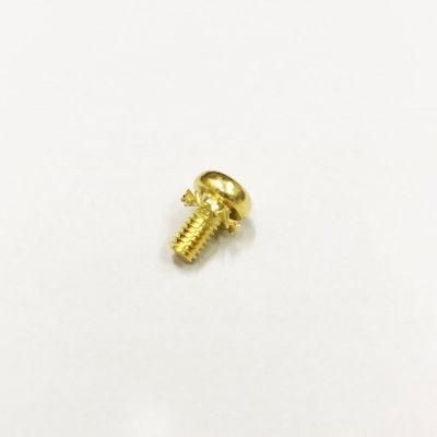 M4 Brass Pan Head Phillips Machine Screw with Washer