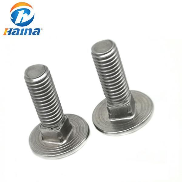 Stainless Steel 304 316 Short Square Neck Carriage Bolts 18-8