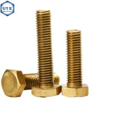 Full Thread Brass Hex Bolt High Quality DIN933