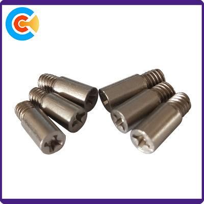 Stainless Steel M4 Phillips Flat Cone Dog Point Grub/Set Screw