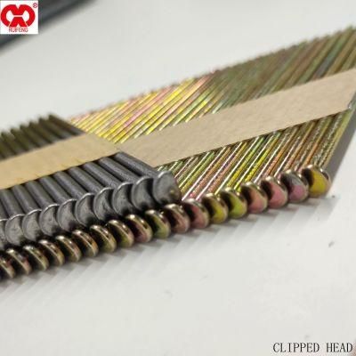Direct Manufacturer in Anhui Galvanized Clipped Head Pneumatic Collated Nails