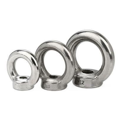 Hot Sale Stainless Steel DIN582 M6 M8 M10 M12 Lifting Eye Nut Lifting Eye Screw Lifting Eye Nut