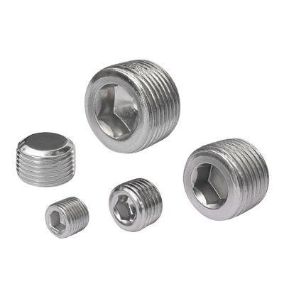 Plug, 1/8-27 Nptf Other Hex Countersunk, 304 Stainless Steel