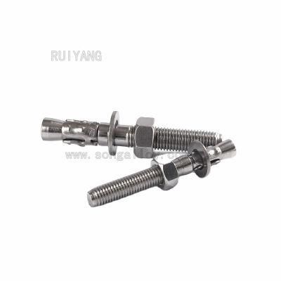 Stainless Steel Wedge Anchor Bolt with Nuts Sleeve Anchor Bolt