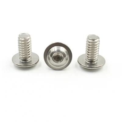 ISO7380 SS304 Hex Socket Head Screw Socket Button Head Cap Screws