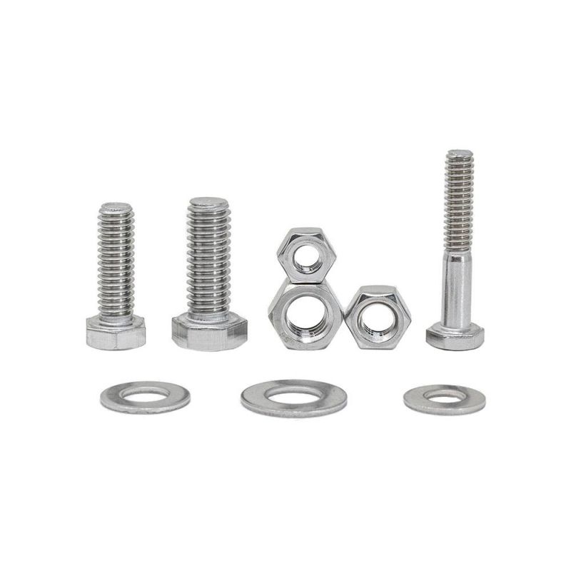 Bolts and Nuts Kit Stainless Steel Washer Set Hex Bolts and Nuts